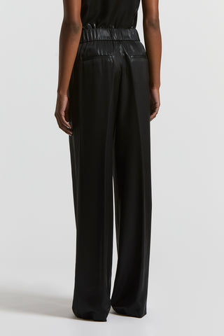 Pantalone in viscosa laminata