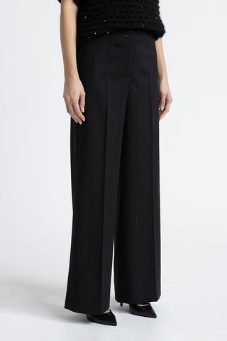 Wool palazzo trousers  