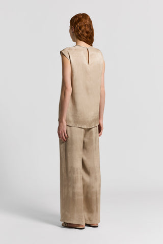 Fluid viscose jacquard shirt