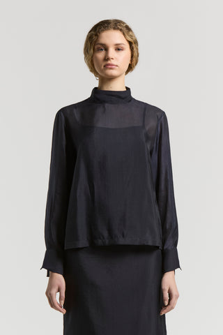 Organdy chiffon shirt