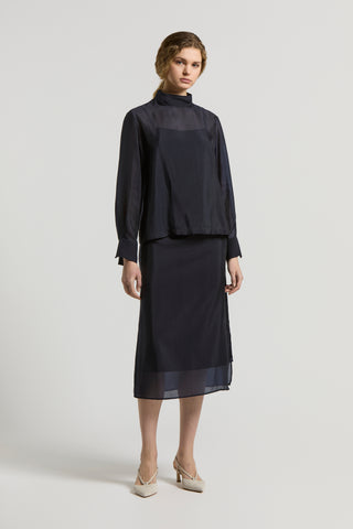 Organdy chiffon shirt