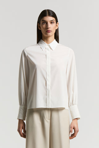 Silk crepe de chine shirt
