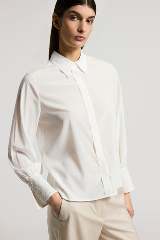 Silk crepe de chine shirt