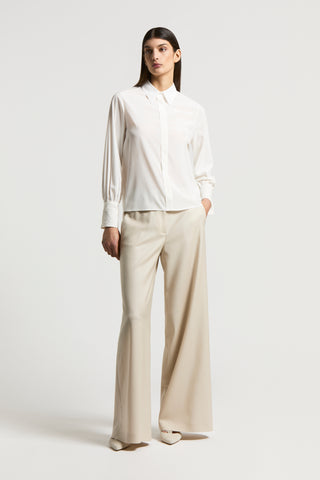 Silk crepe de chine shirt