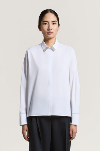 Camicia in popeline di cotone