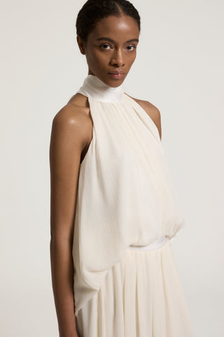 Top in leggero creponne 5 / 8