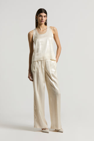 Laminated viscose top