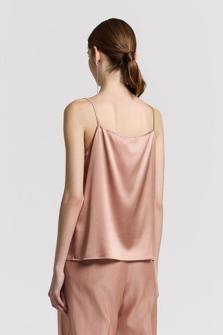 Silk satin top