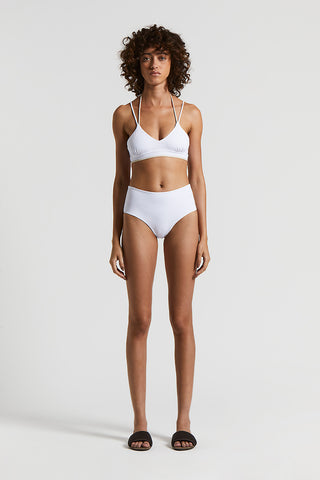 Bikini with triangle top and culottes