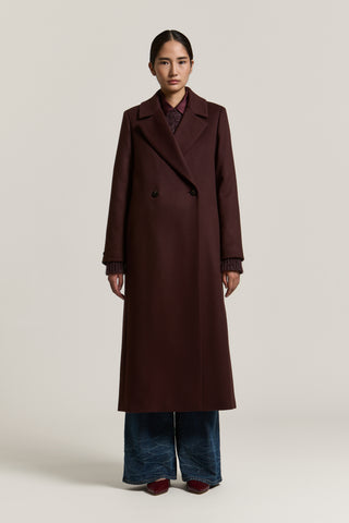 Cappotto doppiopetto in panno lana e cashmere 1 / 5