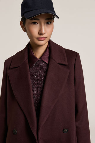 Cappotto doppiopetto in panno lana e cashmere 3 / 5