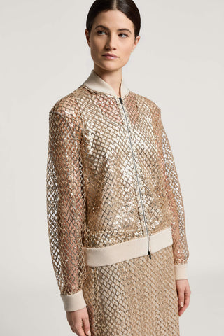 Bomber in rete di paillettes 4 / 5