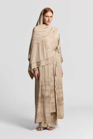 Jacquard viscose georgette scarf