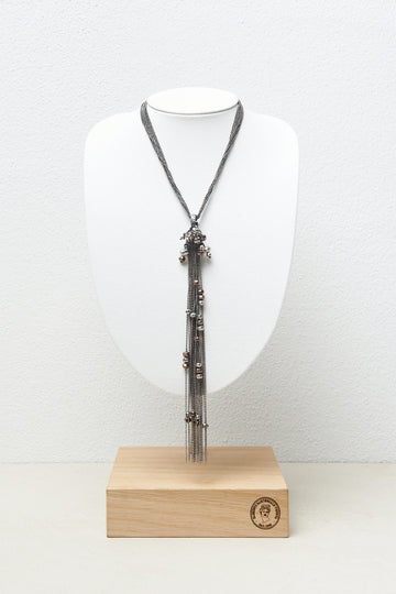"Tie" metal necklace  
