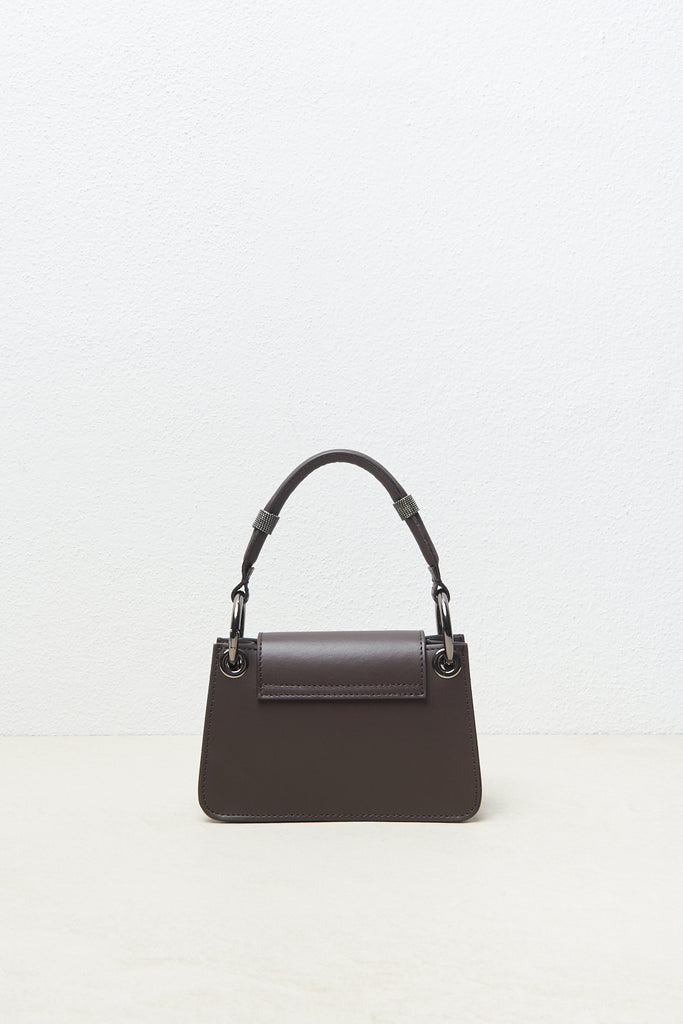 Mini bag in leather  