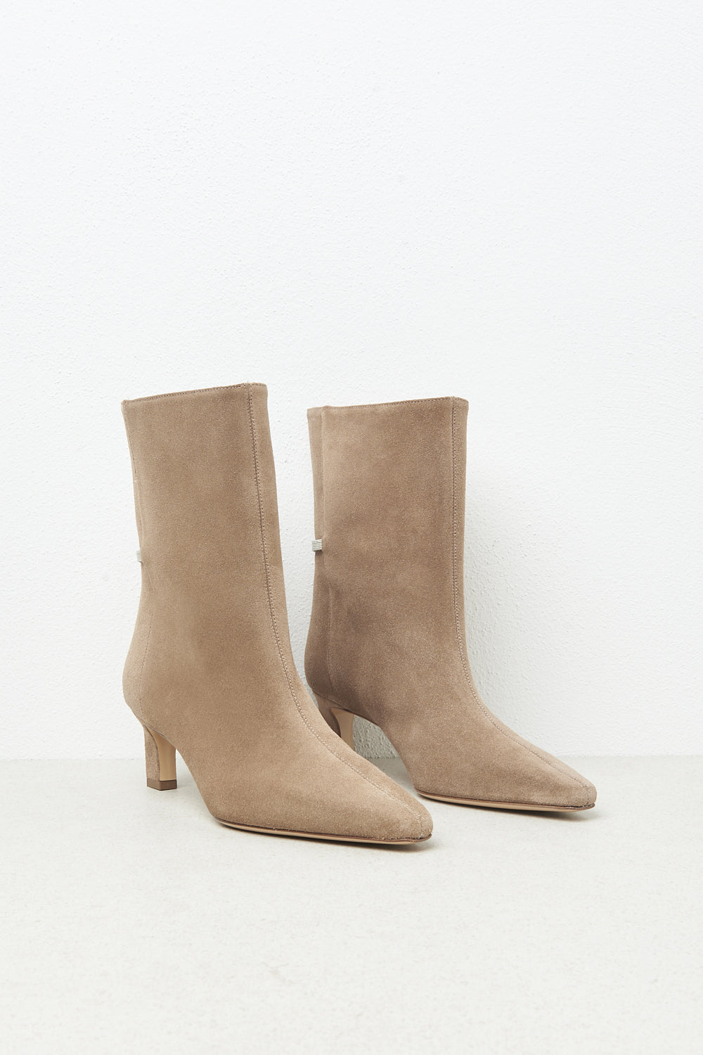 Peserico Ankle boot in vera pelle scamosciata