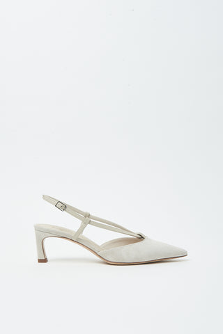 Sling-back bimateriale