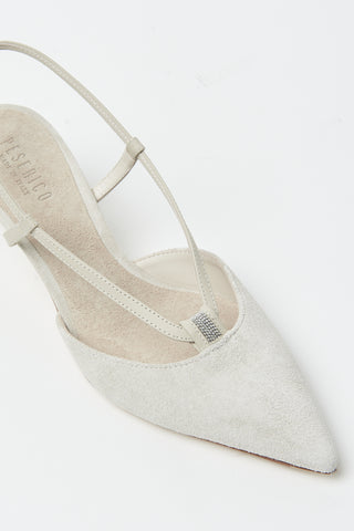 Sling-back bimateriale