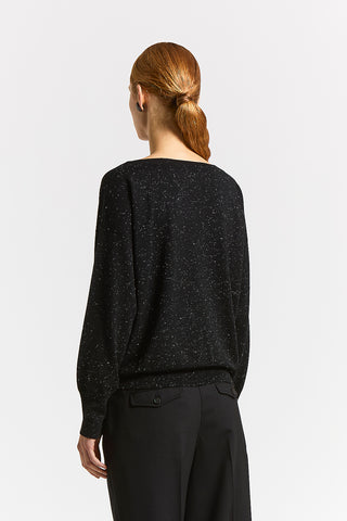 Maglia in filato di lana e viscosa
