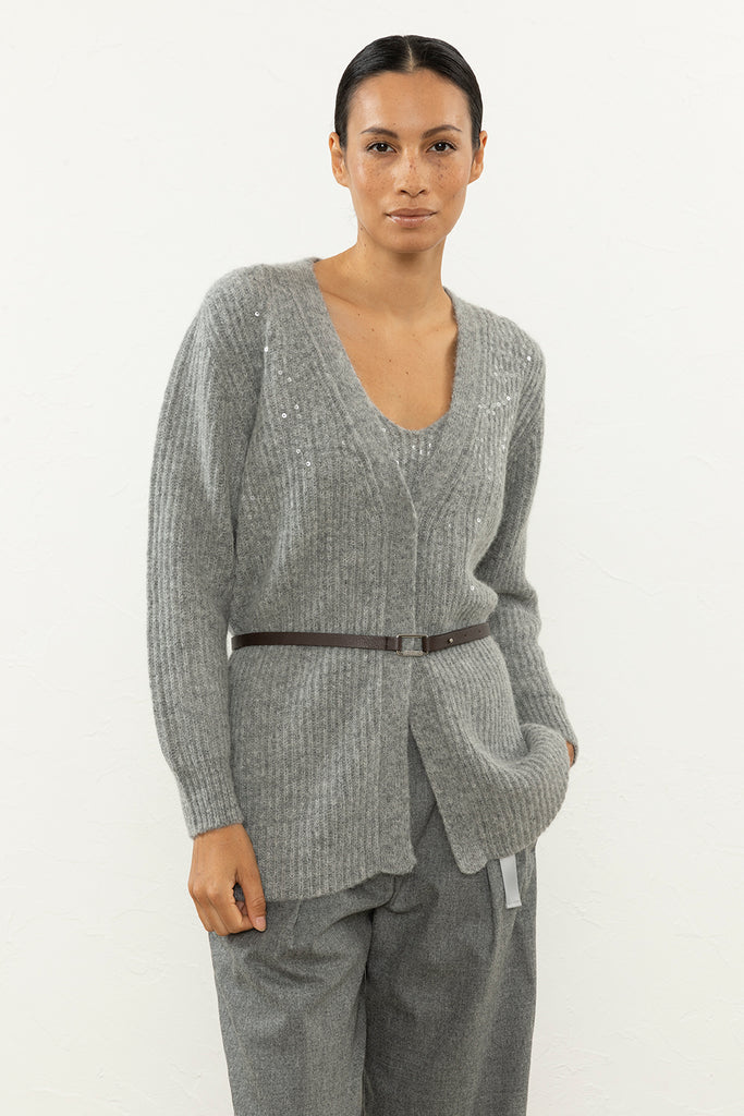 Suri alpaca nuvola blend cardigan  