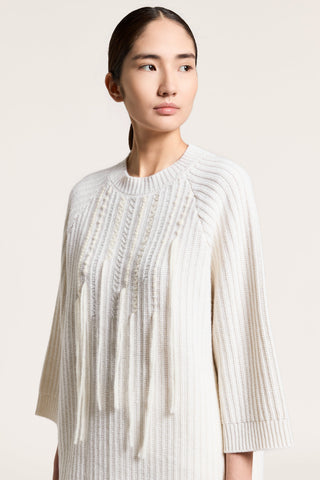 Maglia in lana, seta e cashmere
