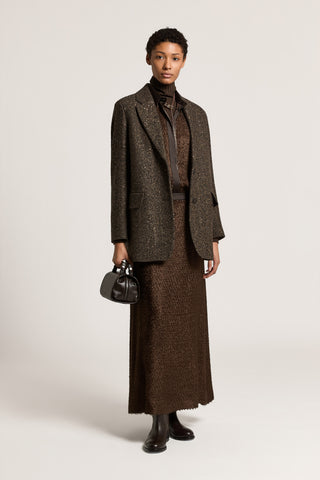 Cappotto in resca in lana