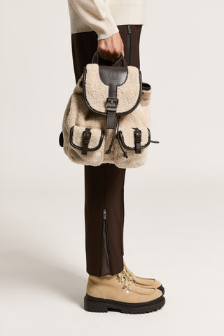 Zaino in eco-pelliccia