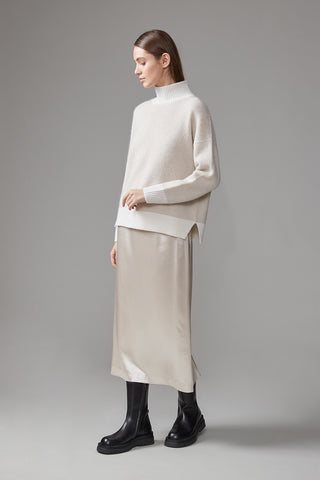 Pure wool, cashmere and alpaca sweater  