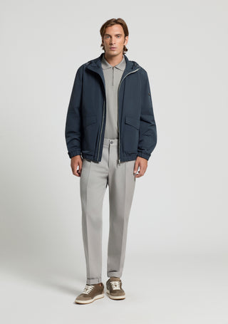 Pantalone chino in gabardina di puro cotone