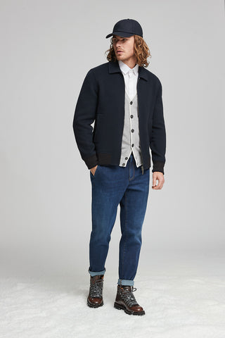 Wool, silk and cashmere cardigan  