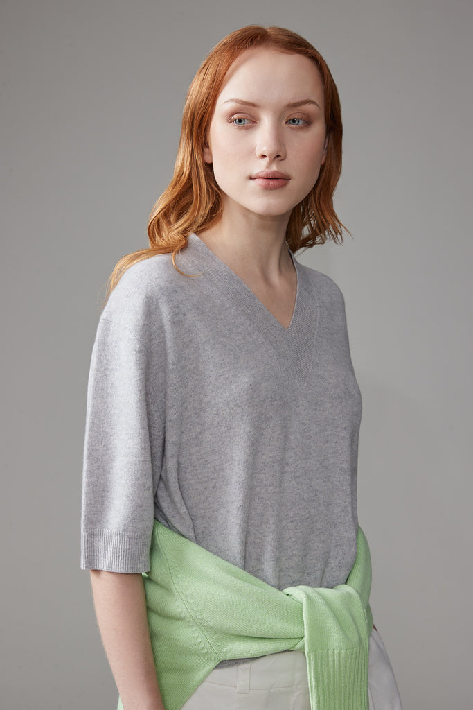 Wool and cashmere sweater  