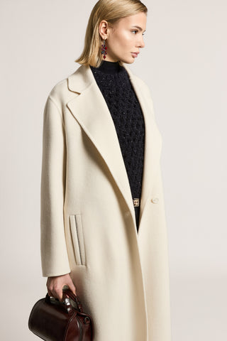 Cappotto in panno double di lana e cashmere 6 / 7