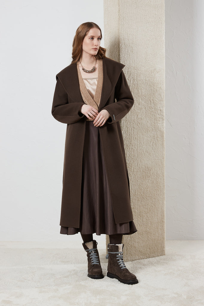 New wool and cashmere coat  