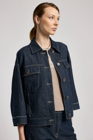 Cotton/linen twill jacket