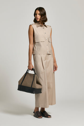 Gilet in leggero cotone tecnico