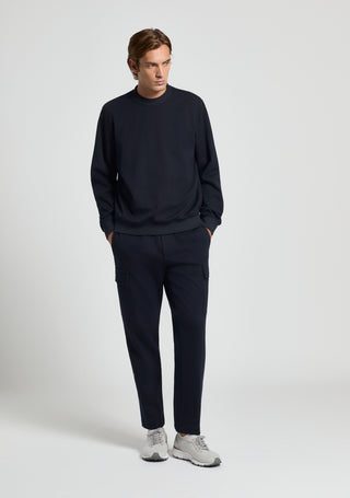 Pantalone cargo in jersey