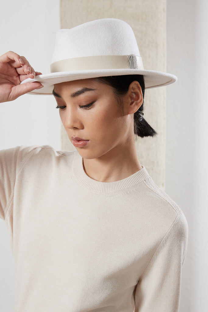 Wool felt fedora  