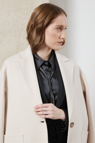 New wool and cashmere coat  