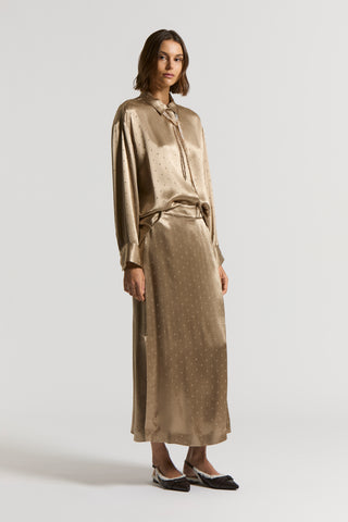 Viscose satin shirt
