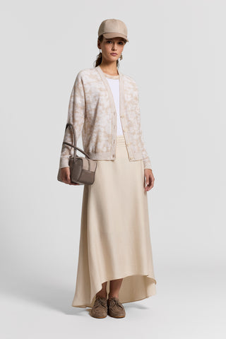 Micro-rib cotton T-shirt