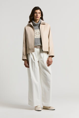 Norwegian wool and alpaca mouliné sweater