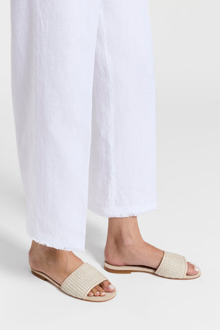 Linen canvas trousers