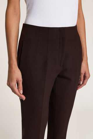 Pantalone in tela tecnica double compatta