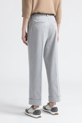 Gabardine palazzo trousers  