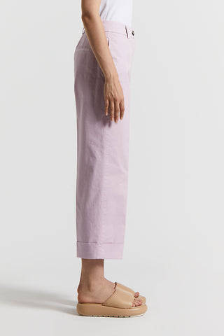 Stretch cotton trousers