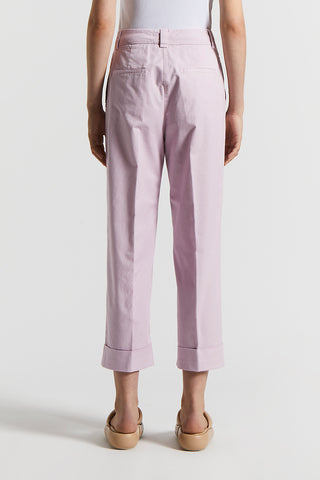 Stretch cotton trousers