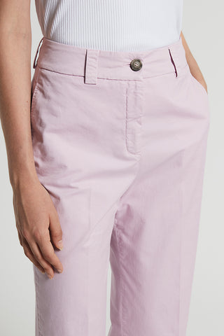 Stretch cotton trousers