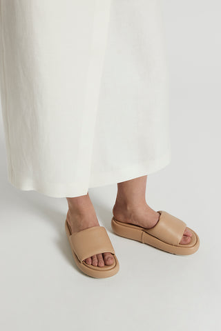 Plain pure linen gabardine wrap skirt