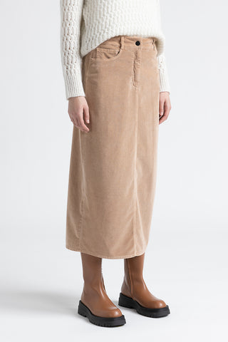 Needlecord long skirt  