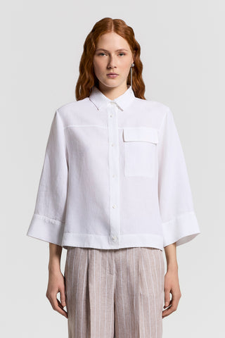Linen canvas shirt